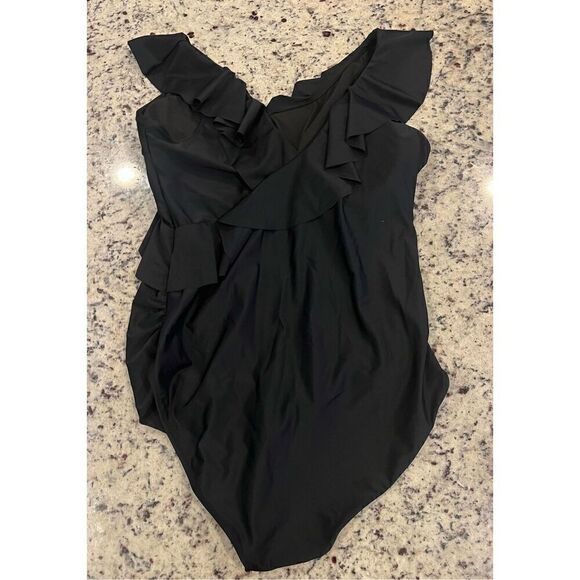 Blooming Jelly Tummy Control Swimsuits Slimming Bathing Suit Ruffle V Neck - Picture 4 of 6